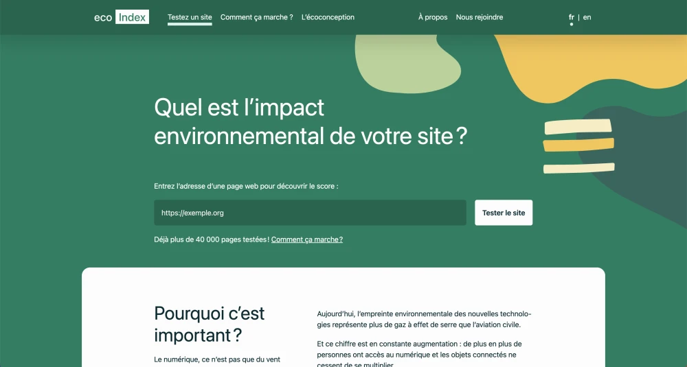 eco index site ecoconçu